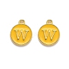 Golden Plated Alloy Enamel Charms LS-ENAM-Q437-13W-1