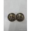 1-Hole Brass Shank Buttons BUTT-WH0001-06-20mm-2