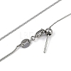 201 Stainless Steel Serpentine Chain Necklaces NJEW-H042-07P-01-2