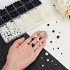   3904pcs 12 Styles ABS Plastic Imitation Pearl Beads KY-PH0001-91-3