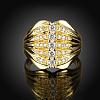 Trendy Brass Cubic Zirconia Wide Band Rings for Women RJEW-BB10653-7G-2