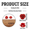 50Pcs Cinnabar Beads CARL-BT0001-01-4