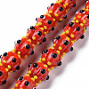Opaque Handmade Bumpy Lampwork Beads Strands LAMP-T007-18-A05-1