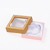 Square Shaped PVC Cardboard Satin Bracelet Bangle Boxes for Gift Packaging X-CBOX-O001-01-3