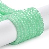 Baking Paint Imitation Jade Glass Bead Strands X-DGLA-A034-J4MM-A22-1