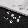 304 Stainless Steel Letter Charms X-STAS-O072-S-4