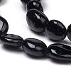 Natural Black Tourmaline Beads Strands X-G-L493-51-2
