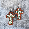 Easter Cross  Dangle Stud Earrings FS-WG862AE-09-1