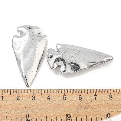 Electroplated Synthetic Non-Magnetic Hematite Pendants G-C136-03D-1
