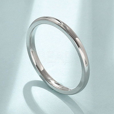 304 Stainless Steel Plain Band Rings STAS-I160-E02-P-1