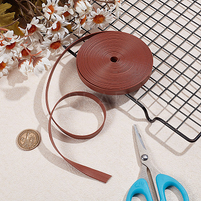 5M Flat PU Imitation Leather Cord LC-WH0009-07B-1