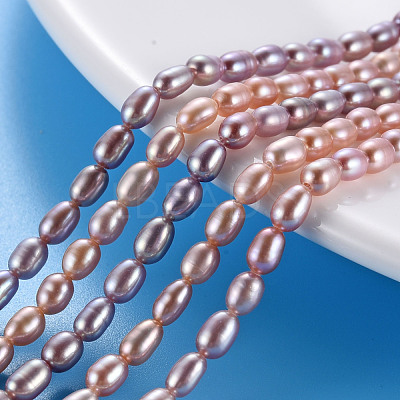 Natural Cultured Freshwater Pearl Beads Strands PEAR-N012-02D-1