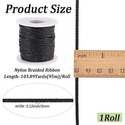 Sparkle Nylon Ribbon OCOR-GF0004-48A-01-1