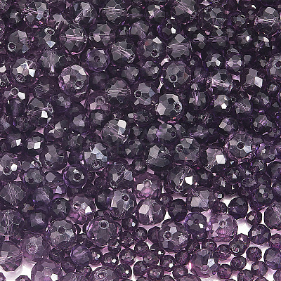 Electroplate Glass Beads Strands EGLA-PA0001-02A-1