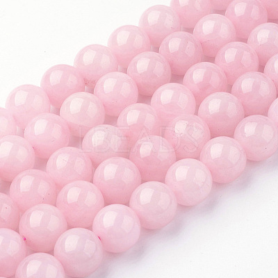 Natural Rose Quartz Bead Strands G-G735-59-12mm-1
