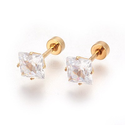 304 Stainless Steel Earlobe Plugs STAS-I113-24G-1