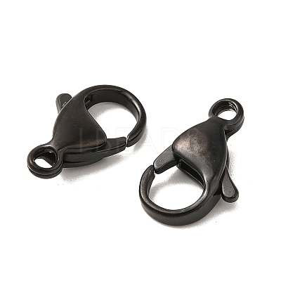 Ion Plating(IP) 304 Stainless Steel Lobster Claw Clasps STAS-AB09-B-1