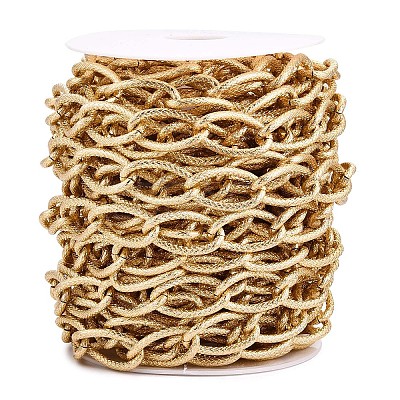 Aluminium Textured Curb Chains CHA-T001-51G-1