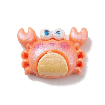 Ocean Theme Opaque Resin Sea Animal Cabochons RESI-D071-01B-1