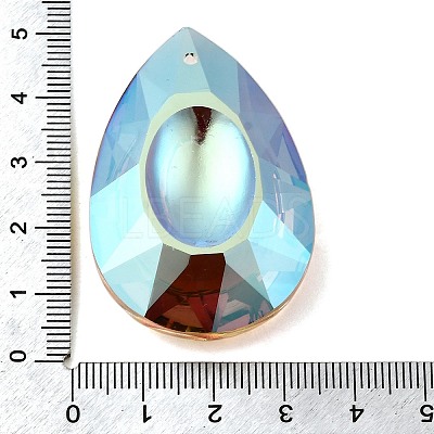 Electroplated Glass Pendants LS-GLAA-G122-07C-1