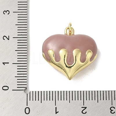 Rack Plating Brass Enamel Pendants KK-S366-05G-07-1
