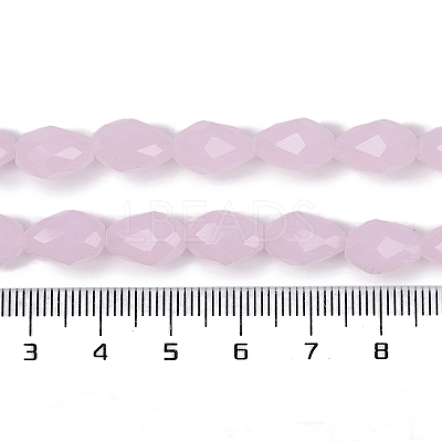 Electroplate Imitation Jade Glass Beads Strands LS-EGLA-N013-J8mm-D01-1