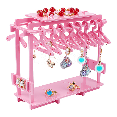Opaque Acrylic Earring Display Stands EDIS-WH0035-19A-1