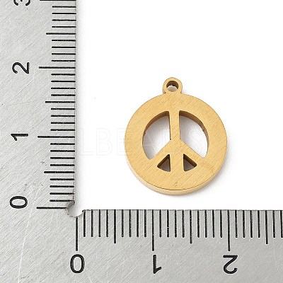 304 Stainless Steel Rhinestone Pendants STAS-Q354-04G-1