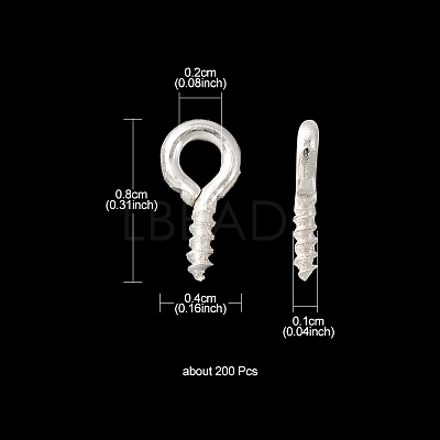 Iron Screw Eye Pin Peg Bails IFIN-YW0001-85S-1