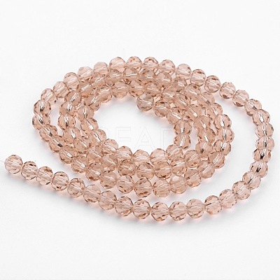 Transparent Glass Bead Strands GLAA-G013-10mm-90-1