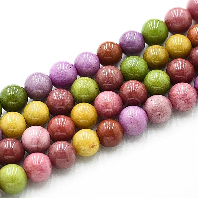 Natural Quartz Beads Strands G-N355-6mm-29-1