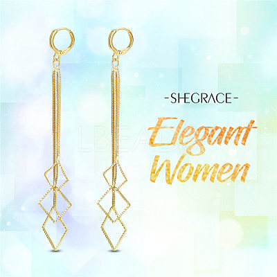 Brass Hoop Earrings JE811A-1