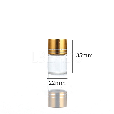 Clear Glass Bottles Bead Containers CON-WH0085-77B-02-1