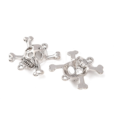 Tibetan Style Alloy Connector Rhinestone Settings FIND-C094-12AS-1