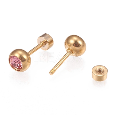 304 Stainless Steel Earlobe Plugs EJEW-H105-17-1