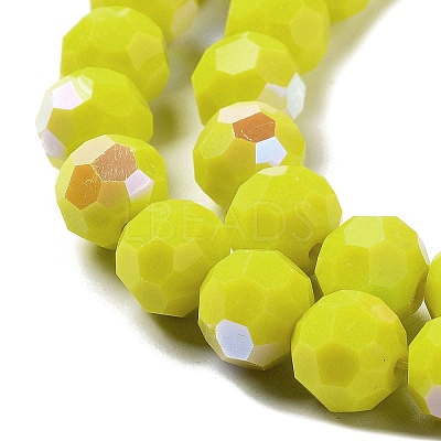 Opaque Glass Beads Strands EGLA-A035-P10mm-L04-1