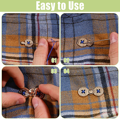 Zinc Alloy Snap Lock Clasps FIND-WH0149-96KCG-1