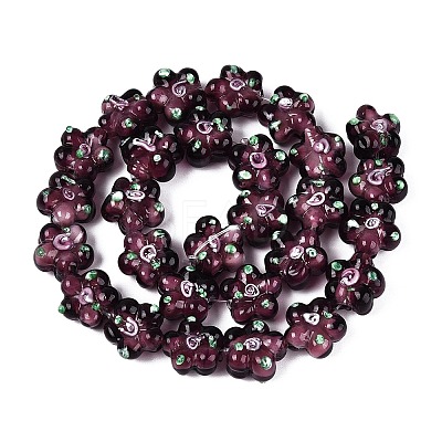 Handmade Lampwork Beads Strands LAMP-D015-08B-01-1