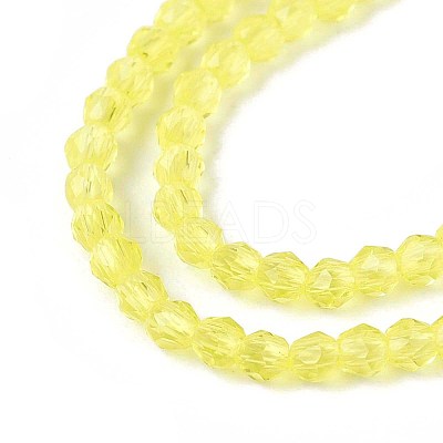 Transparent Glass Beads Strands GLAA-H021-03-23-1