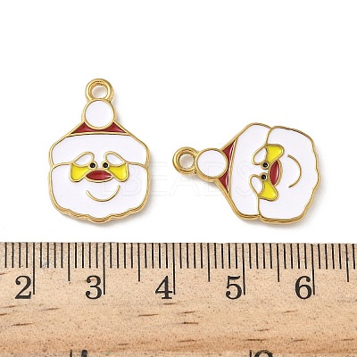 304 Stainless Steel Enamel Pendants STAS-L300-012G-26-1