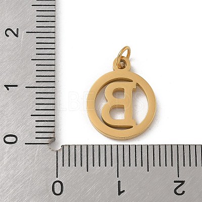 304 Stainless Steel Charms
with Jump Ring LS-STAS-R001-02G-B-1