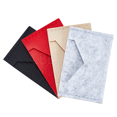 4Pcs 4 Colors Wool Felt Envelope Purse Insert Organizer FIND-WR0006-71A-1