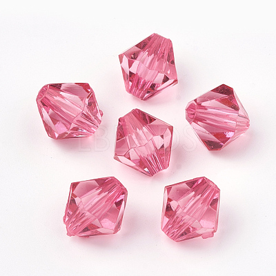 Transparent Acrylic Beads TACR-S146-8mm-03-1