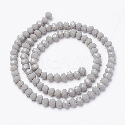 Opaque Solid Color Glass Beads Strands EGLA-A034-P2mm-D10-1