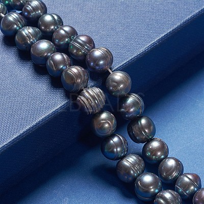 Natural Cultured Freshwater Pearl Beads Strands PEAR-R012-01-1