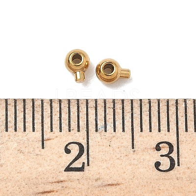 304 Stainless Steel Crimp Beads STAS-G361-02G-1