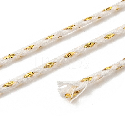 4-Ply Polycotton Cord with Metallic Thread OCOR-Z003-C25-1
