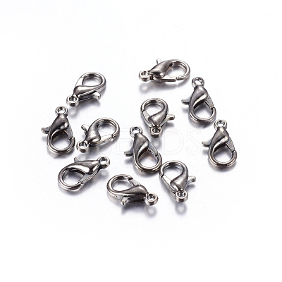 Zinc Alloy Lobster Claw Clasps E106-B-NF-1