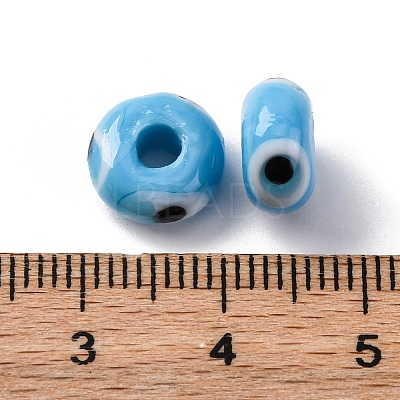 Handmade Evil Eye Lampwork Beads LAMP-F021-01-01-1