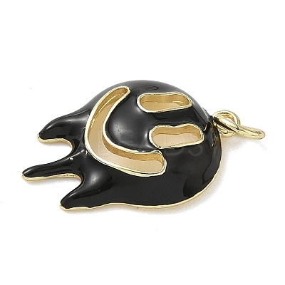 Halloween Theme Brass Enamel Pendants LS-KK-L248-01G-02-1